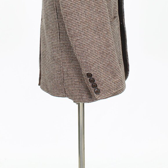 Unique 40S Brown HT 2-Button Sport Coat Blazer Jacket P481 - Picture 8 of 11